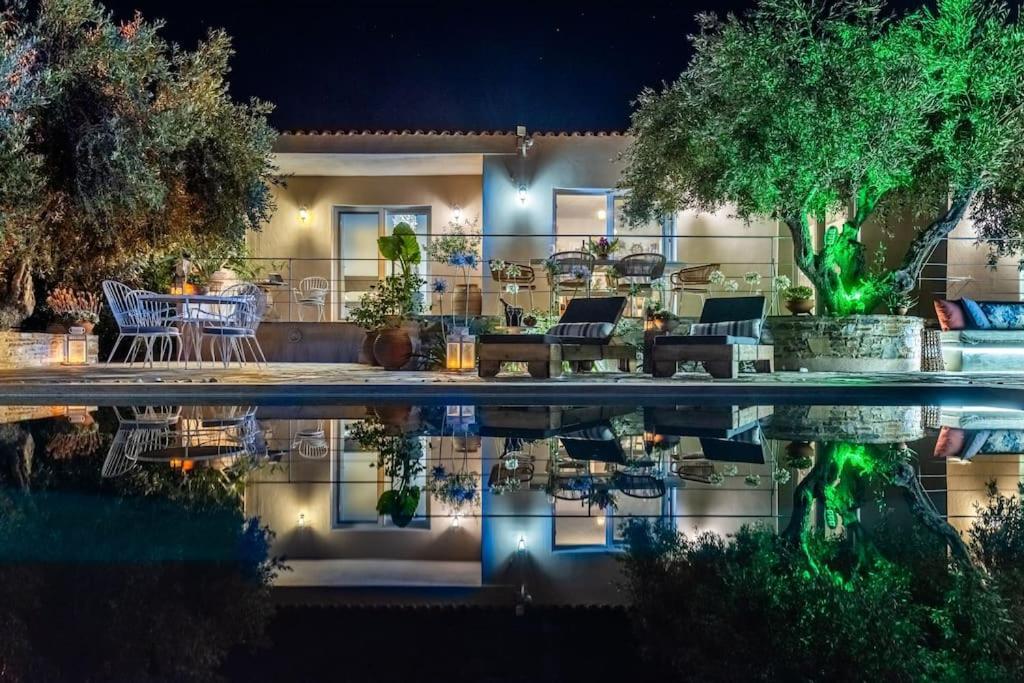 Skopelos Blue Heaven Pool Villa In Olive Grove Kültér fotó